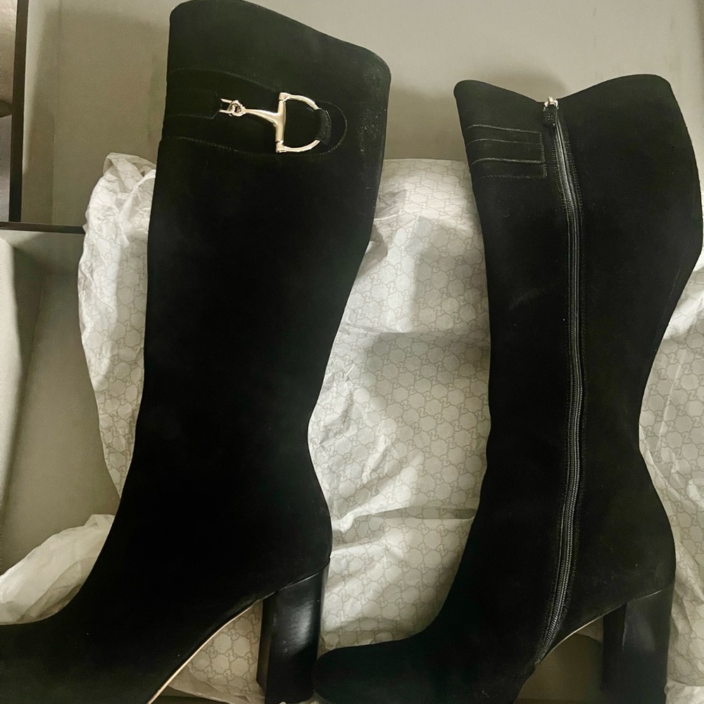 Gucci Suede Black boots